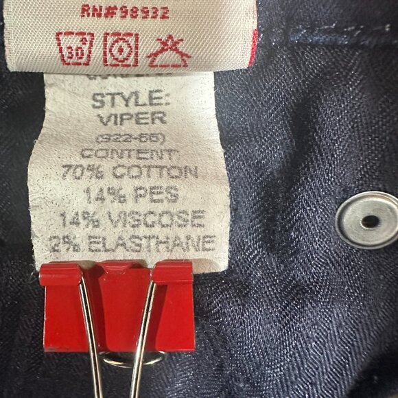 Red Engine Jeans Womens 27 Viper Skinny Dark Wash Cotton Spandex Pockets Logo - Picture 7 of 10